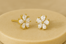 Load image into Gallery viewer, Iris Flower Earrings