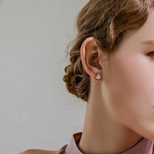 Load image into Gallery viewer, 1 Pair Basic Streetwear Scallop Sterling Silver Plating Ear Studs
