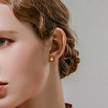 Load image into Gallery viewer, 1 Pair Basic Streetwear Scallop Sterling Silver Plating Ear Studs
