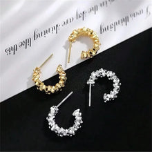 Load image into Gallery viewer, 1 Pair Casual Luxurious Queen Geometric 304 Stainless Steel Sterling Silver Gold Plated Earrings
