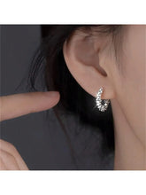Load image into Gallery viewer, 1 Pair Casual Luxurious Queen Geometric 304 Stainless Steel Sterling Silver Gold Plated Earrings
