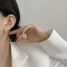 Load image into Gallery viewer, 1 Pair Simple Style Solid Color Plating Sterling Silver Ear Studs
