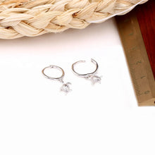 Load image into Gallery viewer, 1 Pair Simple Style Tortoise Sterling Silver Plating White Gold Plated Gold Plated Drop Earrings
