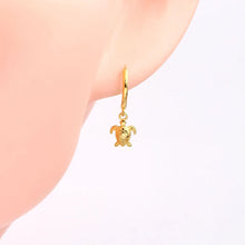 Load image into Gallery viewer, 1 Pair Simple Style Tortoise Sterling Silver Plating White Gold Plated Gold Plated Drop Earrings
