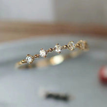 Load image into Gallery viewer, Simple Style Solid Color Sterling Silver Inlay Rhinestones Rings

