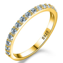 Load image into Gallery viewer, Elegant Round Sterling Silver Moissanite Rings In Bulk
