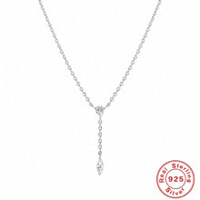 Load image into Gallery viewer, Simple Style Geometric Sterling Silver Plating Pendant Necklace
