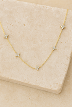 Load image into Gallery viewer, Dainty Clover Necklace
