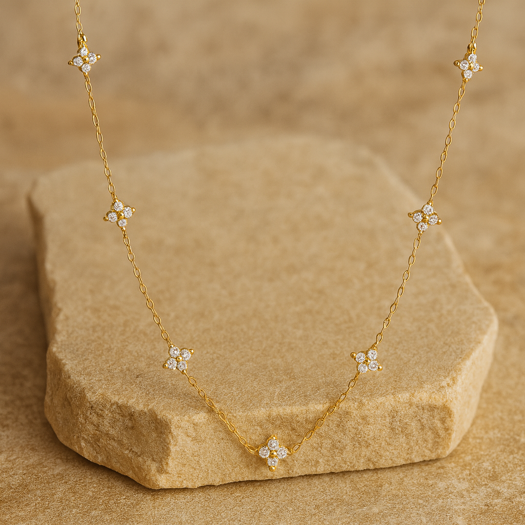 Dainty Clover Necklace