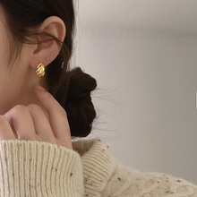 Load image into Gallery viewer, Croissant Hoops
