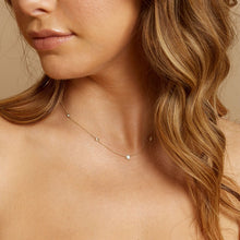 Load image into Gallery viewer, Diamond Station Necklace
