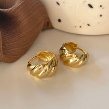Load image into Gallery viewer, Croissant Hoops
