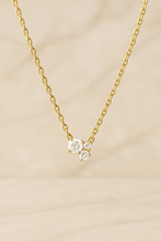 Load image into Gallery viewer, Trio Diamond Necklace
