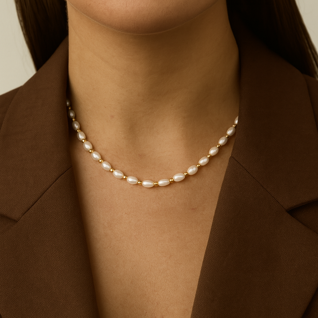 Elena Pearl Necklace