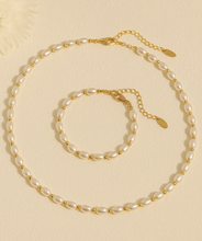 Load image into Gallery viewer, Elena Pearl Necklace
