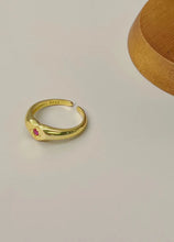 Load image into Gallery viewer, Classic Style Round Sterling Silver Zircon Open Rings In Bulk
