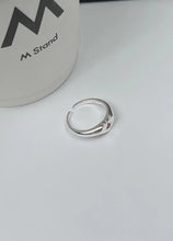 Load image into Gallery viewer, Classic Style Round Sterling Silver Zircon Open Rings In Bulk
