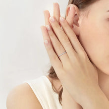 Load image into Gallery viewer, Elegant Round Sterling Silver Moissanite Rings In Bulk
