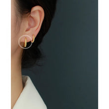 Load image into Gallery viewer, Fashion Round Sterling Silver Plating Earrings 1 Pair
