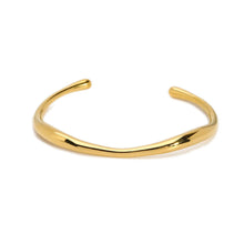 Load image into Gallery viewer, French Style Simple Style Irregular Stainless Steel Titanium Steel Plating 18k Gold Plated Cuff Bracelets
