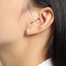 Load image into Gallery viewer, Ins Style Circle Sterling Silver Plating Earrings 1 Pair
