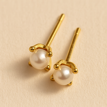 Load image into Gallery viewer, Freshwater Pearl Stud Earrings
