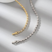 Load image into Gallery viewer, Simple Style Classic Style Shiny Round Sterling Silver Plating Inlay Zircon White Gold Plated Bracelets
