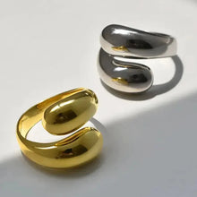 Load image into Gallery viewer, Simple Style Geometric Sterling Silver Plating Open Rings

