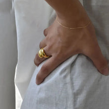 Load image into Gallery viewer, Simple Style Geometric Sterling Silver Plating Open Rings

