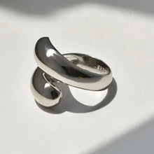 Load image into Gallery viewer, Simple Style Geometric Sterling Silver Plating Open Rings
