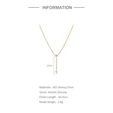 Load image into Gallery viewer, Simple Style Geometric Sterling Silver Plating Pendant Necklace
