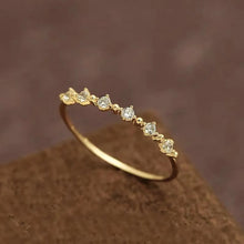 Load image into Gallery viewer, Simple Style Solid Color Sterling Silver Inlay Rhinestones Rings
