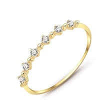Load image into Gallery viewer, Simple Style Solid Color Sterling Silver Inlay Rhinestones Rings
