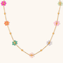 Load image into Gallery viewer, Simple Style Flower Stainless Steel Plating 18k Gold Plated Necklace
