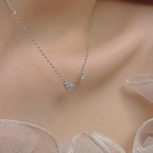 Load image into Gallery viewer, Wholesale Simple Style Heart Shape Sterling Silver 14k Gold Plated Zircon Pendant Necklace
