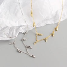 Load image into Gallery viewer, Yhn063 S925 Sterling Silver Small Pepper Stacked Clavicle Chain Necklace Silver Necklace
