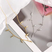 Load image into Gallery viewer, Yhn063 S925 Sterling Silver Small Pepper Stacked Clavicle Chain Necklace Silver Necklace
