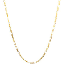 Load image into Gallery viewer, 18K gold plated sterling silver figaro chain necklace
